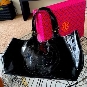 Tory Burch XL Patent shoulder bag